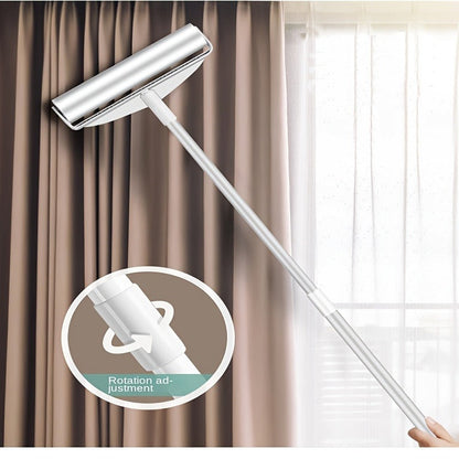 Lint Roller with 49-Inch Extendable Handle for Pet Hair Removal – Reusable Sticky Roller for Sofa, Carpet, Clothes, Floor & Furniture, Tear-Off Design, White