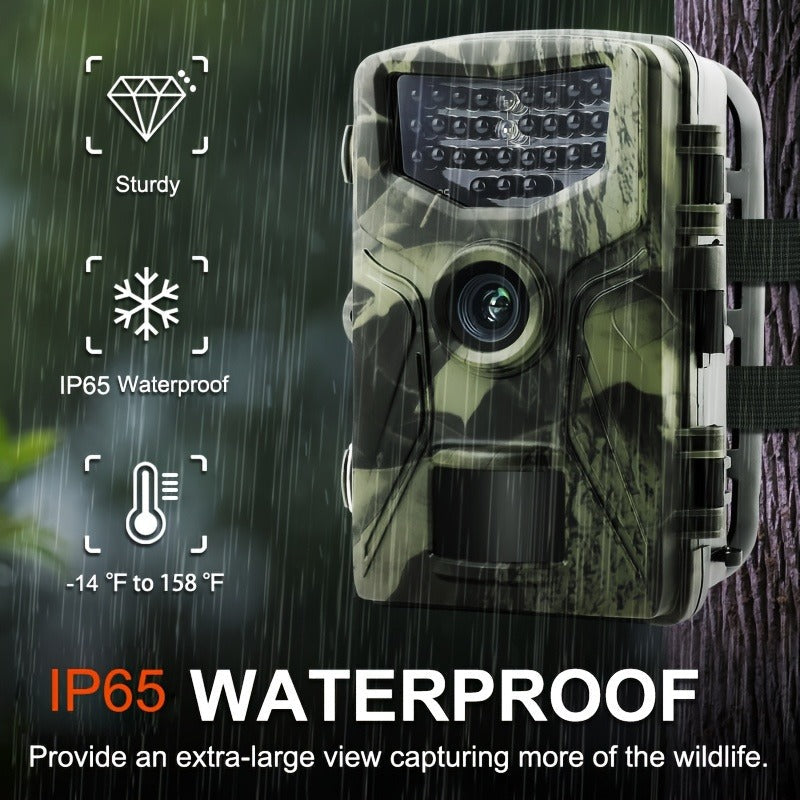 Trail Camera 48MP 4K Night Vision 0.2s Trigger 120 Degree Solar