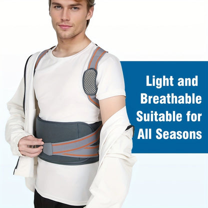 Magnetic Posture Corrector Back Brace – Adjustable Shoulder Support Belt for Men & Women, Instant Posture Improvement, Breathable Back Straightener