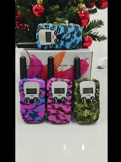 FRS Walkie Talkies 22 Channel 3 Mile Range VOX 99 Privacy Codes Kids Family Two Way Radio for Camping Hiking Cycling Outdoor