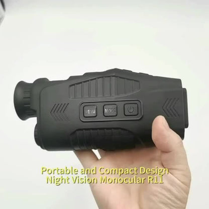 Night Vision Monocular with 850nm IR Illuminator, 5X Digital Zoom 2.5K FHD Camera 1.54" Display, Infrared Night Vision Scope for Hunting Camping Wildlife Surveillance, 2000mAh Battery 6Hr Runtime