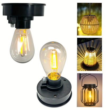 Solar Lantern Replacement Bulb IP65 Waterproof – Outdoor Solar Light Accessory, Top Bulb Replacement Kit | 2, 6 or 12 Pack