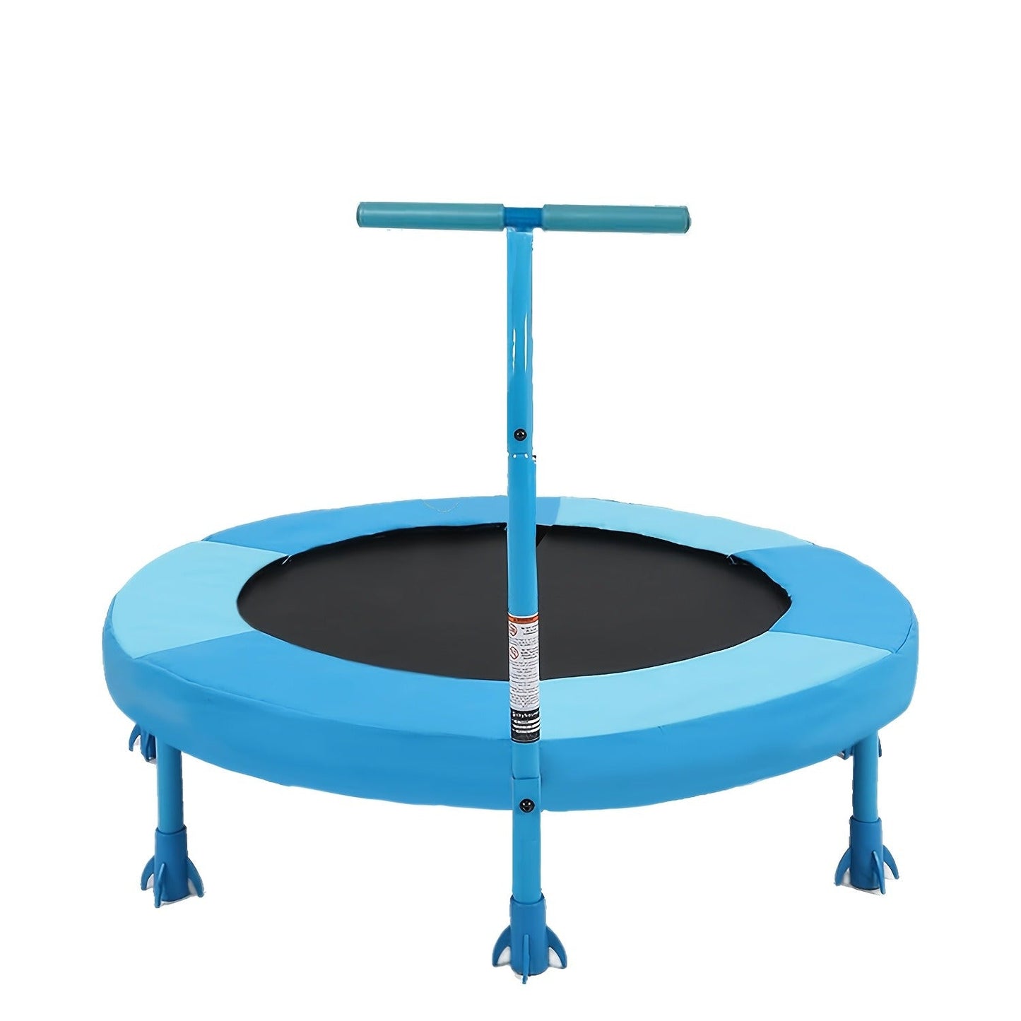 36 Inch Kids Indoor Trampoline with Handle - 7-Leg Safety Design, 2.0mm Steel Frame, 28 Coil Springs, Non-Slip Feet, PP Jump Mat, Compact Mini Toddler Trampoline for Home Bedroom Playroom Exercise
