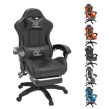 BLACK WITH FOOTREST