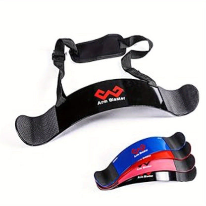 Adjustable Arm Blaster – Bicep Isolator for Barbell & Dumbbell
