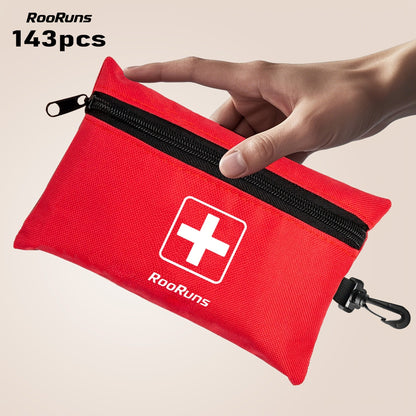 Tactical IFAK First Aid Kit Bag with Tourniquet Scissors Whistle, Portable Emergency Survival Kit for Outdoor Hiking Camping Hunting Car Boat, Multiple Sizes B373 B143 152