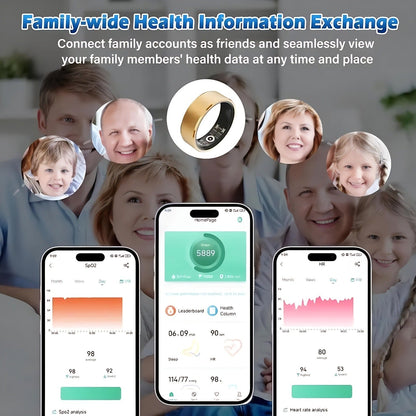 Smart Ring Fitness Tracker – IP68 Waterproof Health Monitor