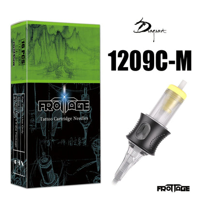 Tattoo Needle Cartridge Set 26 Sizes Integrated High Transparency Tips Round Liner Shader Curved Magnum M1 RL RS CM Disposable for Professional Artists & Beginners