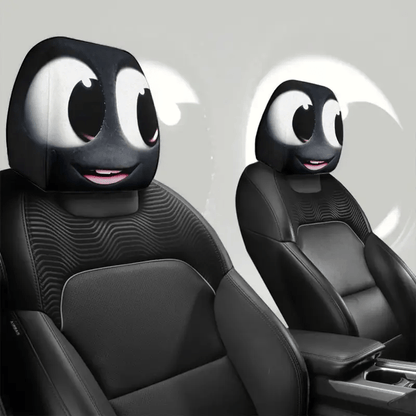 2pcs Cute Cartoon Character Seat Covers - Soft, Fit for All Vehicles, Durable & Stylish Interior Accessories, Cute Accessories, Vehicle Seat Protection, Playful Design, Christmas Gifts