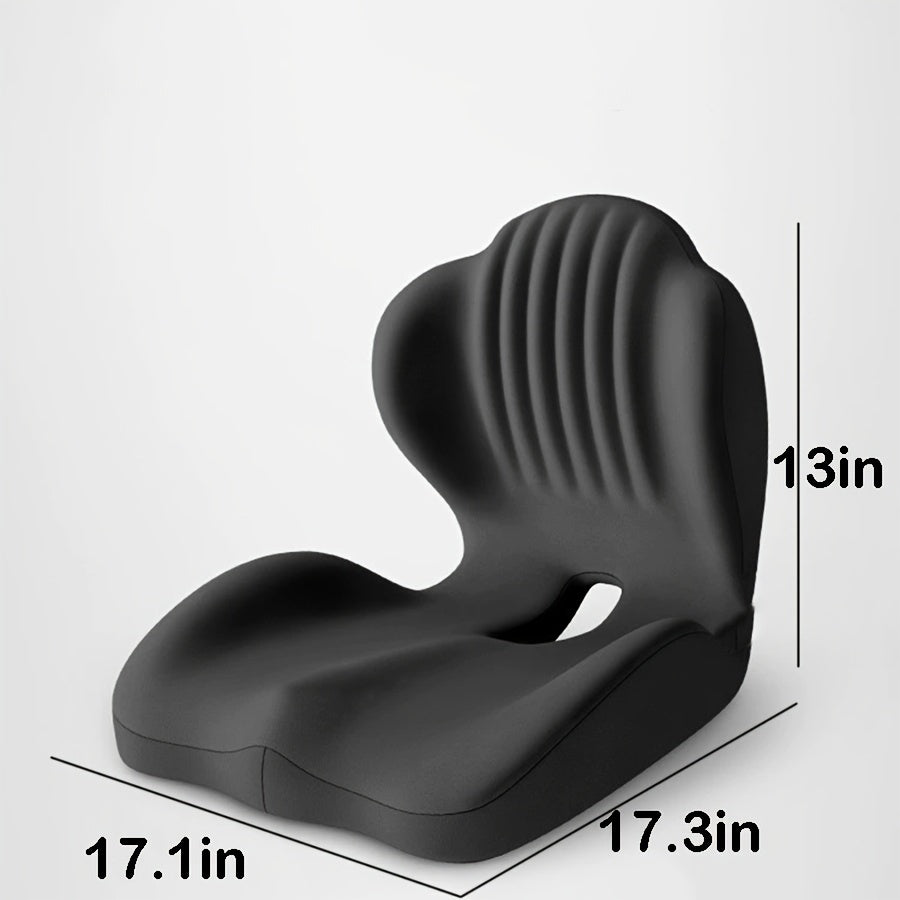 Ergonomic Lumbar Support Cushion, Lower Back and Hip Support Pillow, Memory Foam Back Support, Suitable for Office Chairs and Car Seats, Breathable Design, Ideal for Prolonged Sitting, Driving, and Work Use