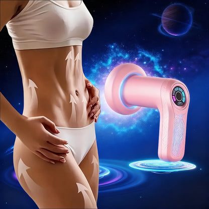 Body Sculpting Massager – Handheld Vibration Body Shaper with 5 Interchangeable Massage Heads | Portable Electric Body Contouring & Slimming Massager for Men & Women | Home Beauty Instrument