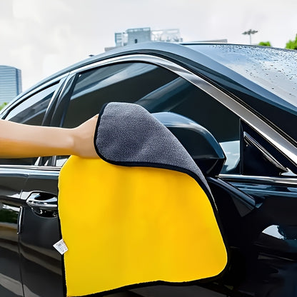 10pcs Of Durable Car Cleaning Towels, Wipe Dry And Absorbent Towels, No Hair Shedding And No Traces, Microfiber Cleaning Cloth, Car Wash Drying Towels, Car Interior Glass Details Cleaning, High Cost, Suitable for Household Cleaning Use