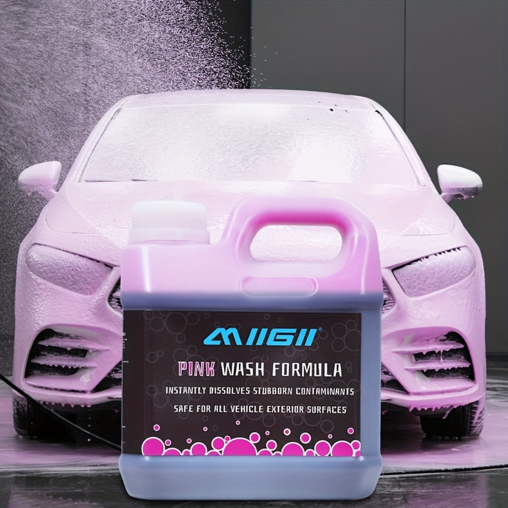 Pink Foam Pre-Wash Car Shampoo – Floral Scent Snow Foam Prewash Solution, Safe for Coatings & Paint | Foam Cannon, Bucket & Pressure Washer | 300ml / 500ml / 1L