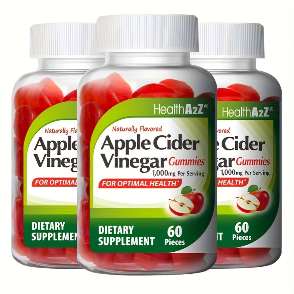 Apple Cider Vinegar Gummies 1000mg Extra Strength with B6, B12, Folic Acid, Pomegranate & Beet - Digestive Health, Clear Skin & Weight Support - Antioxidant ACV Gummies - 60 Count
