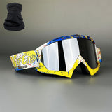 Graffiti Yellow Silvery Foil and Headscarf