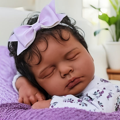 VIVIDOLL Reborn Baby Doll 19 Inch Realistic Newborn Lifelike Face Poseable Limbs Soft Touch Infant Doll Only No Accessories Birthday Christmas Gift for Kids Girls Ages 3+