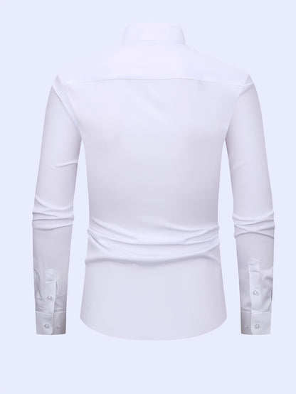 Men's Long Sleeve Dress Shirt - Stretch