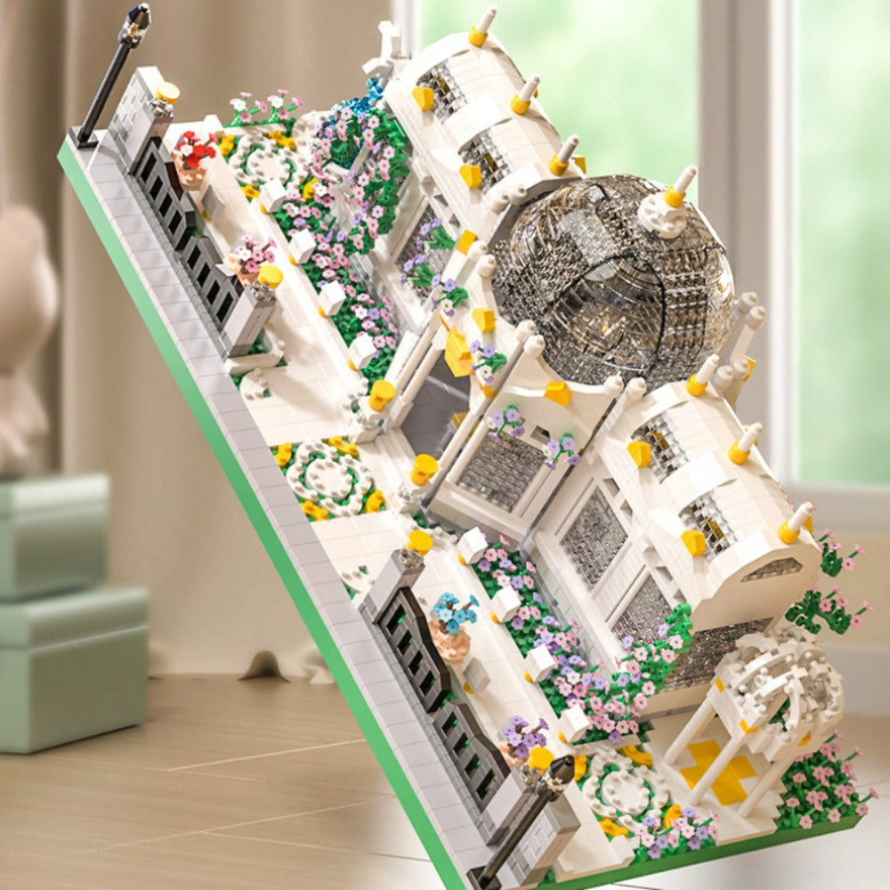 Garden Plaza Micro-Landscape Building Block Set 6700pcs for Adults 14+ – Advanced Architecture Model Construction Kit Collector Display Piece Home Decor Birthday Christmas Halloween Gift Box or No Box