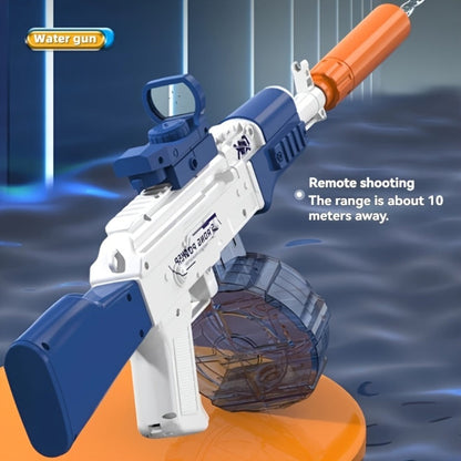Automatic High-Capacity Electric Water Gun Ultra Long Range Powerful Motorized Squirt Blaster Continuous Spray for Kids Adults Pool Backyard Beach Summer Battle