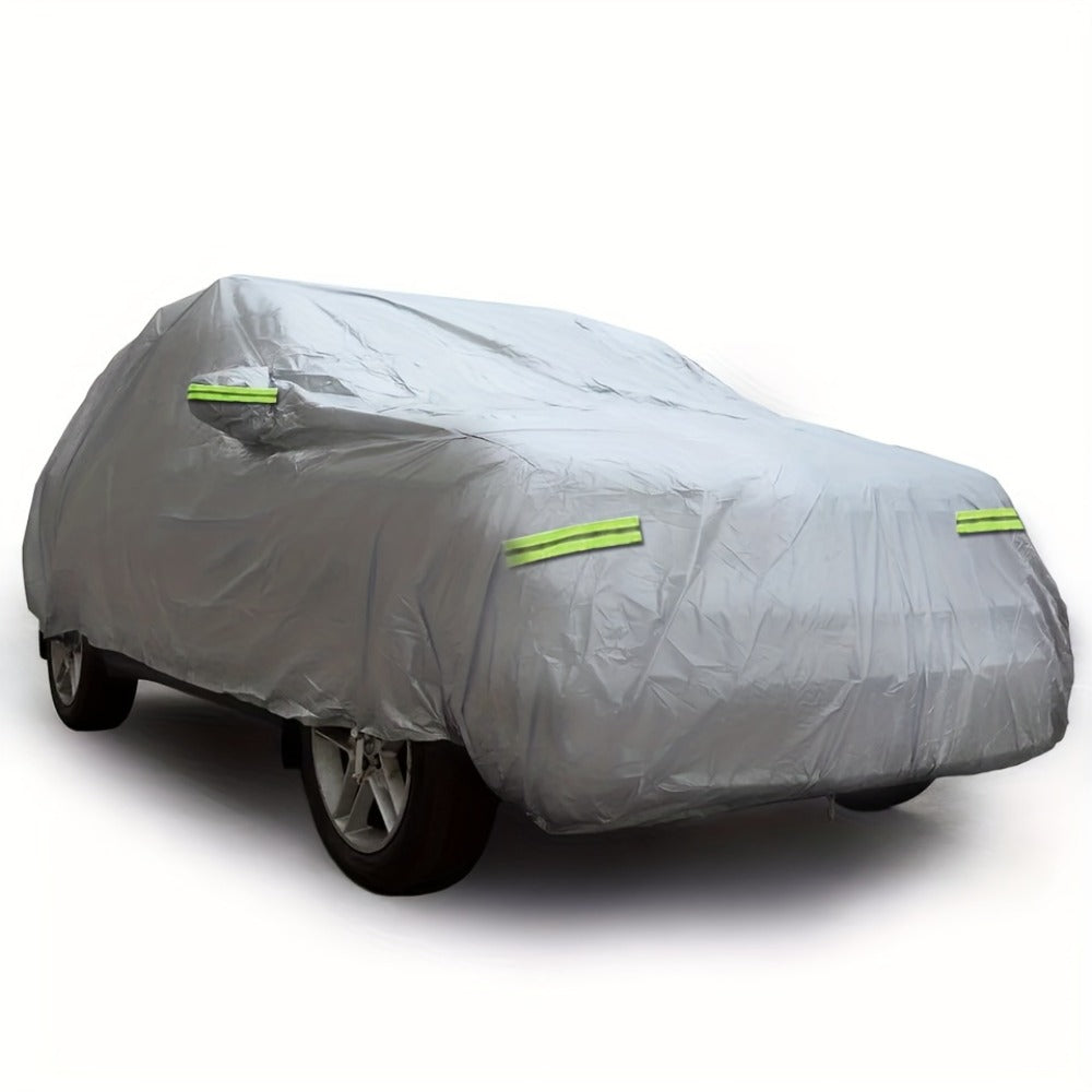 SUV Car Cover XXL Outdoor UV Sun Dust Protection – Fits Jeep Grand Cherokee & Large SUVs, 540x200x180cm All-Weather Waterproof Scratch-Resistant Vehicle Cover