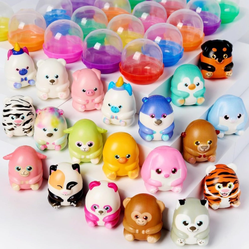 Mochi Squishy Toys 20 Pack – Slow Rising Cute Animal Squishies Bulk Party Favors for Kids, Classroom Prizes, Birthday Goodie Bag Stuffers, Pinata Fillers, Halloween Valentine's Day Gifts
