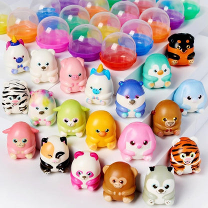 Mochi Squishy Toys 20 Pack – Slow Rising Cute Animal Squishies Bulk Party Favors for Kids, Classroom Prizes, Birthday Goodie Bag Stuffers, Pinata Fillers, Halloween Valentine's Day Gifts