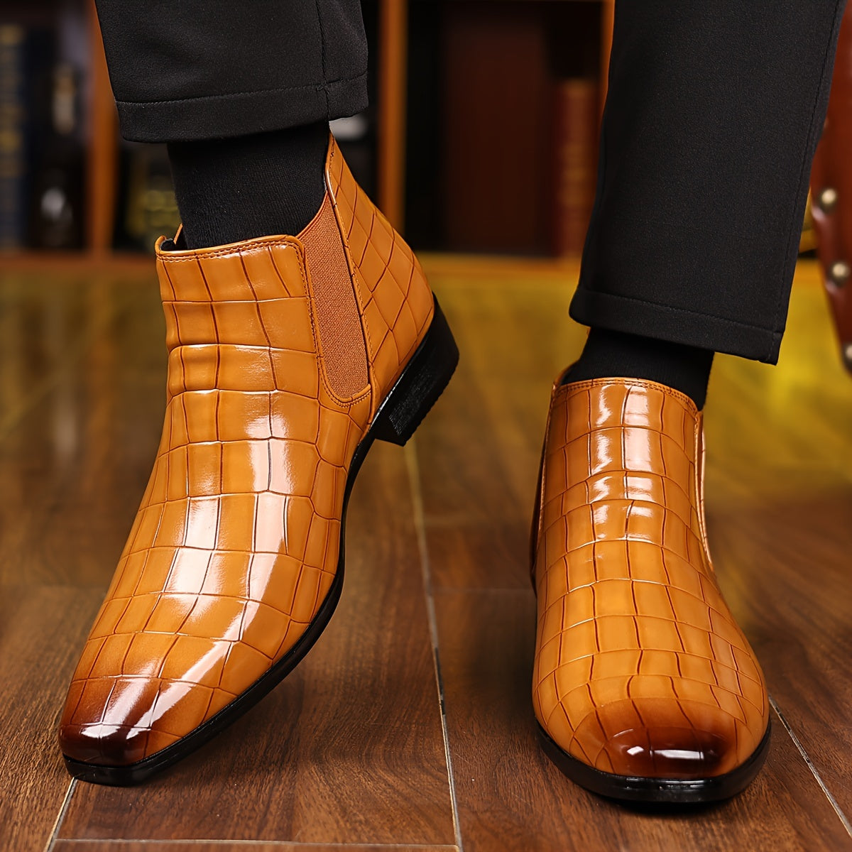 Men's Chelsea Boots - Non-Slip Sole