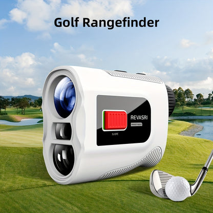 Slope Switch Golf Rangefinder 1000 Yard | 6x Magnification Laser Rangefinder with Flag Lock Vibration, Slope Compensation & Magnetic Strip – Rechargeable Monocular for Golfers