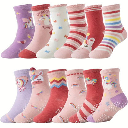 Kids' Colorblock Baby & Kids Socks - 12-Pair Pack