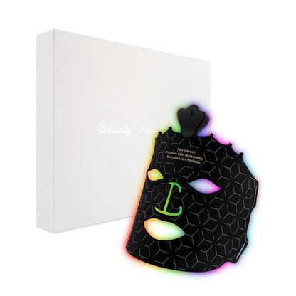 Red Light Therapy Face Mask 7 Color LED – FDA Cleared Silicone Mask for Anti-Aging, Wrinkles, Acne & Skin Whitening, Eye Protection, USB Rechargeable