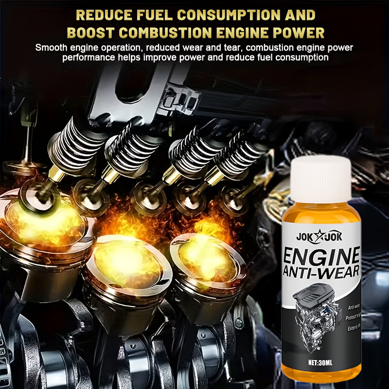 1.01oz JOKJOK Engine Protection Synergist-anti-noise, Anti-vibration, Fuel Saving, Compatible with All Vehicles, Reduce Engine Wear and Reduce Vibration