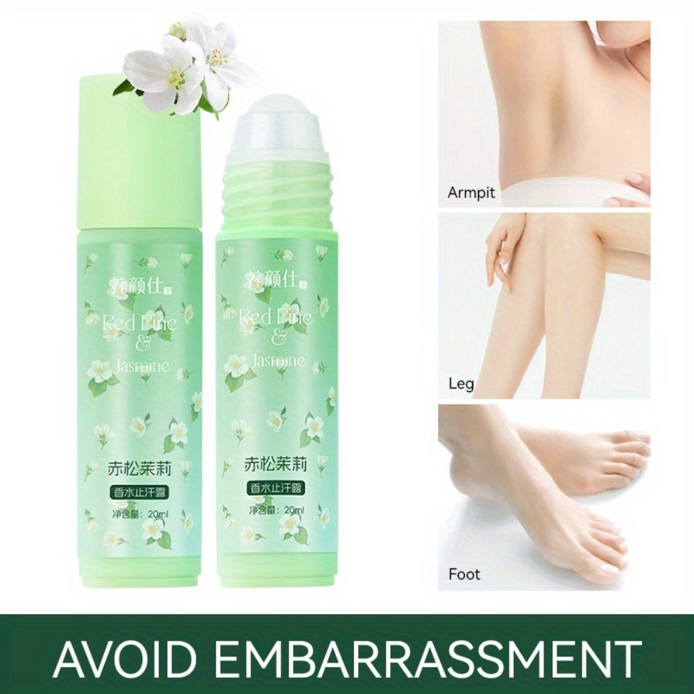 Long Lasting Scented Body Deodorant for Women and Men Non-Greasy Formula - White Peach Champagne Jasmine Blue Rose Scents Fresh Gentle Skin-Safe All Day Freshness Personal Hygiene