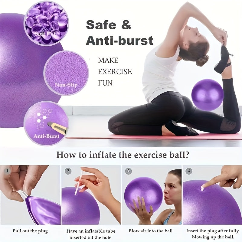 Yoga Pilates Ring Set 8-Piece – TPE Non-Slip Exercise Rings for Flexibility, Strength Training & Body Shaping, Home Workout Fitness Equipment for Women