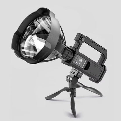 XHP90 High Power LED Flashlight USB Rechargeable Powerful Spotlight Searchlight – 4 Modes, Camping Lantern Torch with Bracket for Fishing Camping Hiking Hunting Outdoor Adventure Patrol