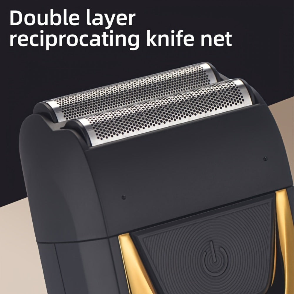 Men's Electric Shaver Rechargeable – Professional Hair Trimmer for Men, Household Cordless Electric Razor, Father's Day Gift & Everyday Grooming