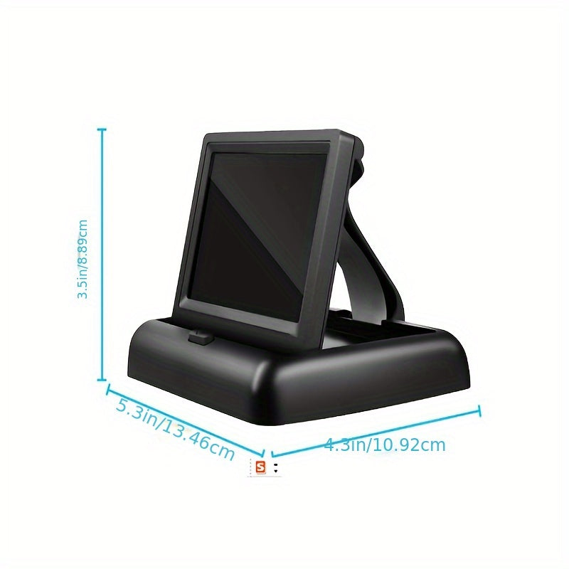 Baby Car Mirror with 4.3'' HD Night Vision Function Display, Safety Car Seat Camera with Wide Crystal Clear View, Easily Observe The Baby's Move(Not USB)