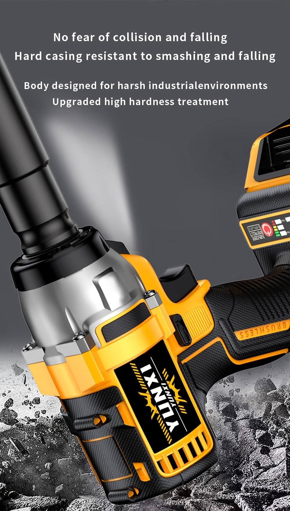 21V Wireless Impact Wrench, Impact Wrench High Torque, Wireless Wrench Kit Tools, Equipped with 4000mAh Battery, Rechargeable Battery. Wireless Drill/driver Compatible with Car, Motorcycle Repair - An Ideal Gift for Mechanics, DIY Enthusiasts And Men