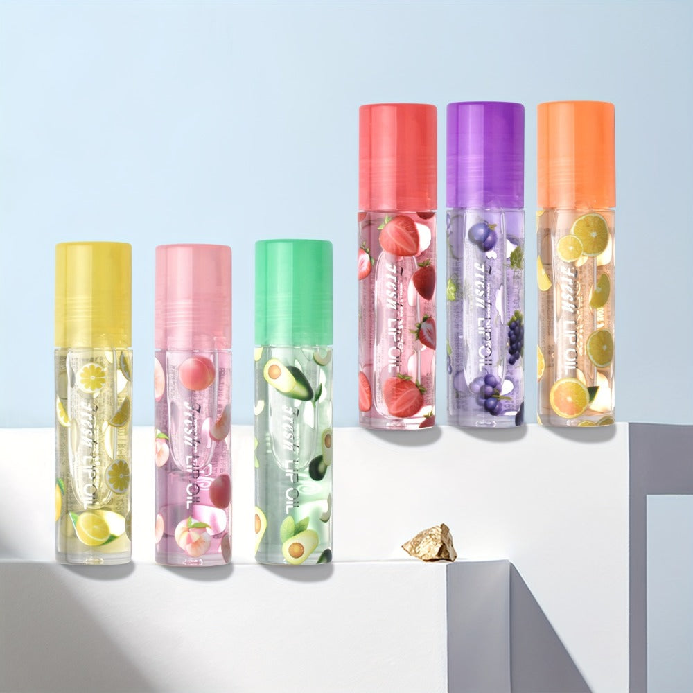 Roller Ball Lip Balm Set 24 Pieces 6 Flavors Transparent Colorless — Moisturizing Long-Lasting Hydration for Dry Chapped Lips | Lightweight Non-Greasy Daily Lip Care Gift Set for Women & Men
