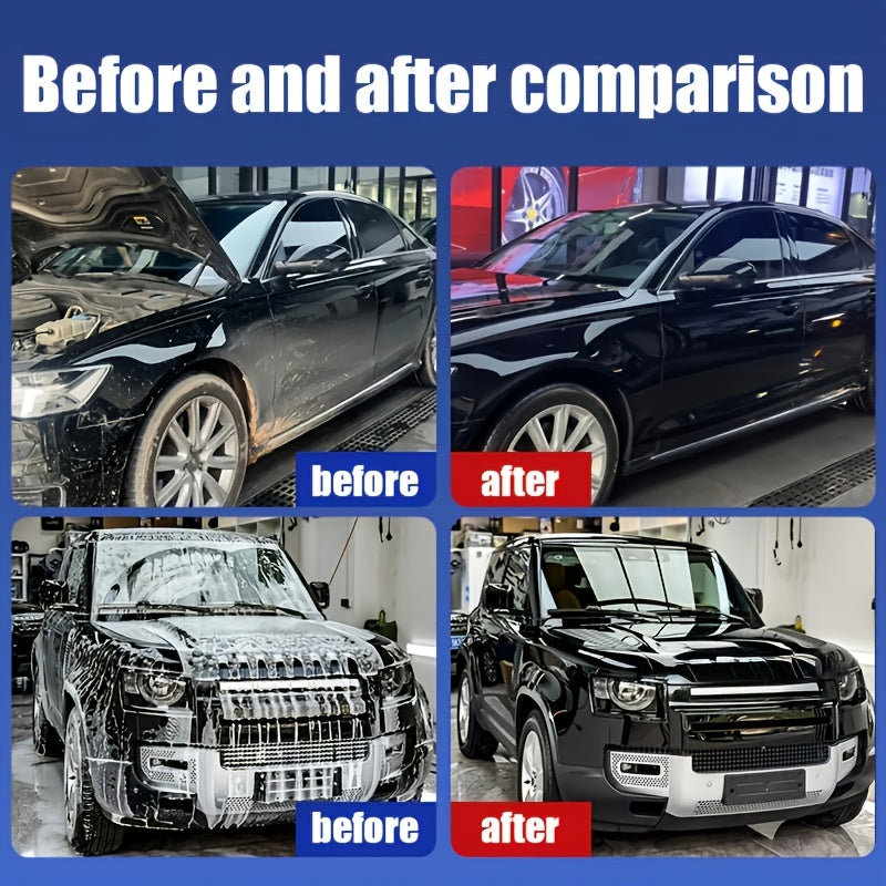 1 Spray & Wipe Waterless Car Wash Solution Suitable for Paint Protection, Instantly Removes Grime, No Rinse Required, Quick Detailing Spray for Car, Motorcycles,, RVs - Formula for -the- Vehicle Maintenance
