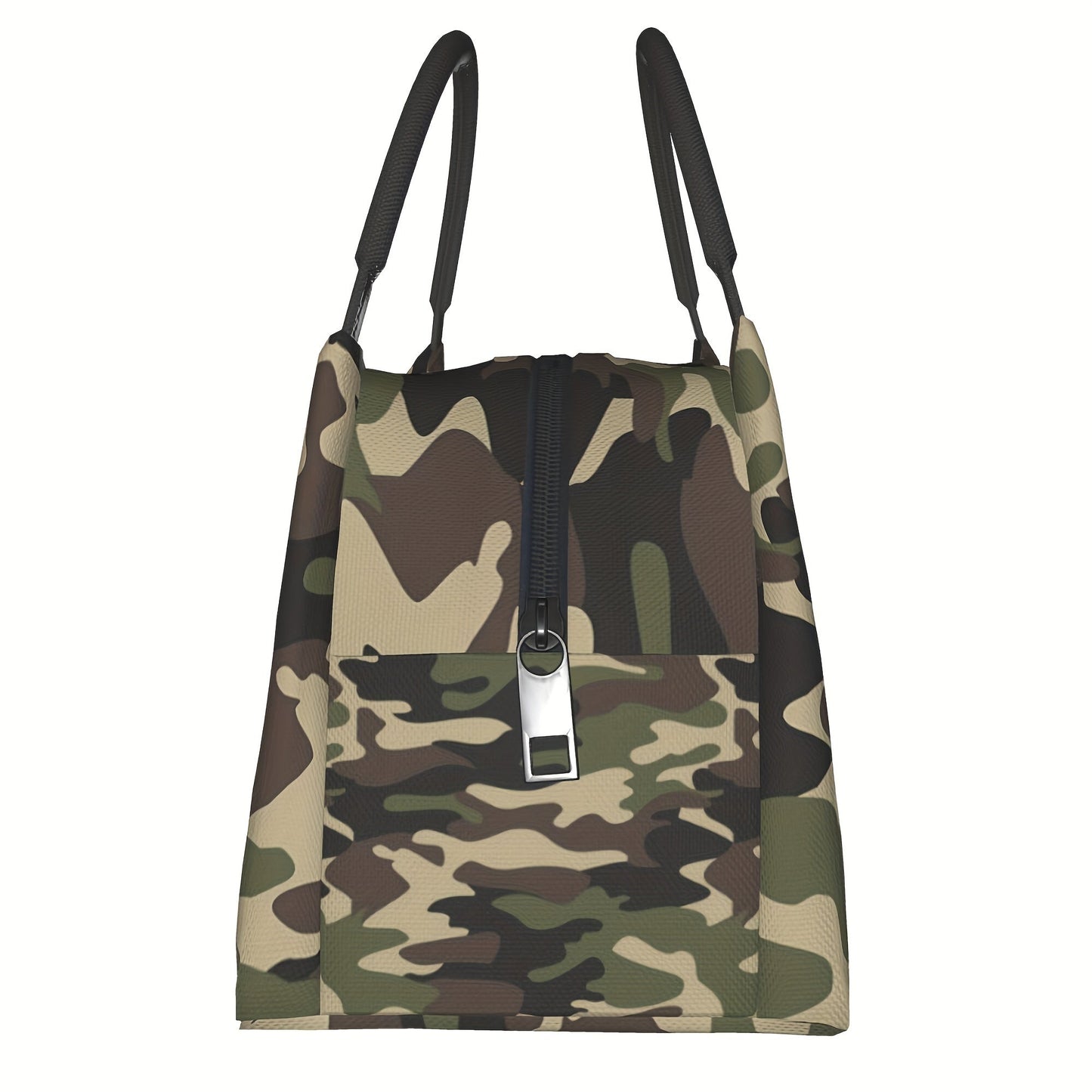 Insulated Lunch Bag Reusable Polyester Tote 11x6.5x7 In – Leakproof Thermal Cooler Bag for Work, Office, School, Camping, Picnic & Beach, Lightweight & Durable Everyday Lunch Carrier for Men & Women