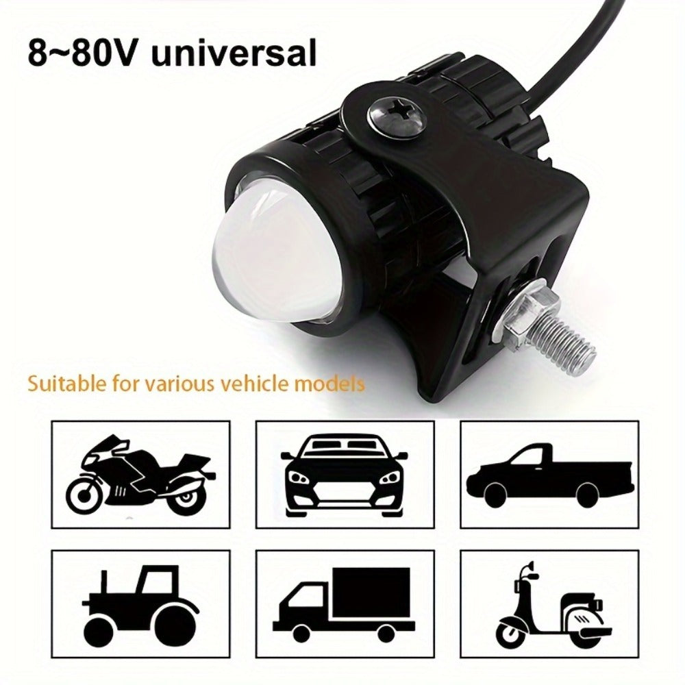 LED Work Lights 2pcs 24W Super Bright – Dual Color White & Amber, 9-36V Universal Fit for Car Truck ATV Off-Road SUV, Waterproof Driving Work Lamp Set