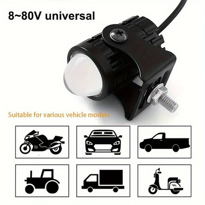 LED Work Lights 2pcs 24W Super Bright – Dual Color White & Amber, 9-36V Universal Fit for Car Truck ATV Off-Road SUV, Waterproof Driving Work Lamp Set
