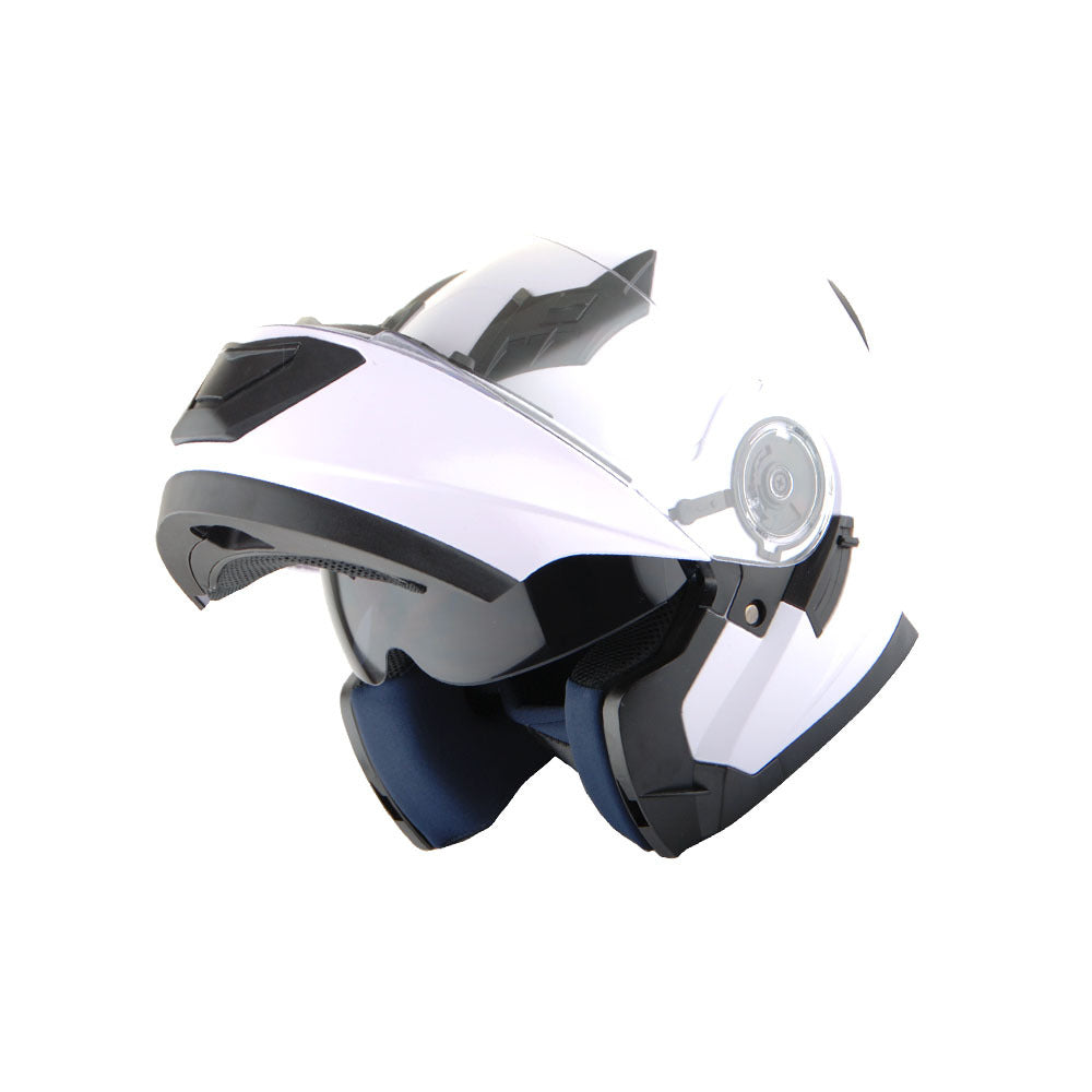 Motorcycle Modular Full Face Dual Visor Helmet Sun Shield Optional LED Tail Light: Modular901