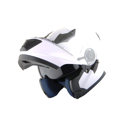 Motorcycle Modular Full Face Dual Visor Helmet Sun Shield Optional LED Tail Light: Modular901