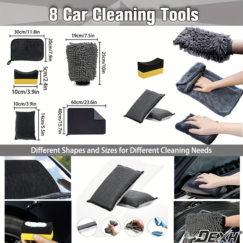 28pcs Car Details Kit, Car Detailing Brush Set, Auto Detailing Drill Brush Set, Car Detailing Brushes, Car Accessories-Car Detailing Tools Kit For Interior, Exterior, Wheels, Windshield