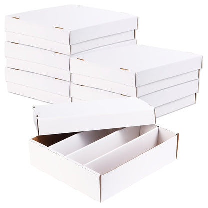 Trading Card Storage Box 3200 Count – Bulk Card Organizer for Baseball Football Basketball Pokemon MTG Sports Cards Available in 1 4 or 6 Pack