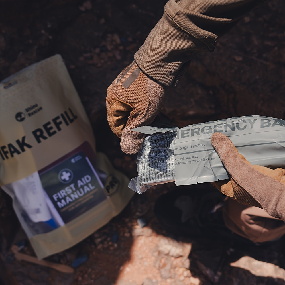 Tactical Emergency Trauma Kit 11pcs – Combat First Aid Survival Kit for Outdoor, Hunting & Rescue