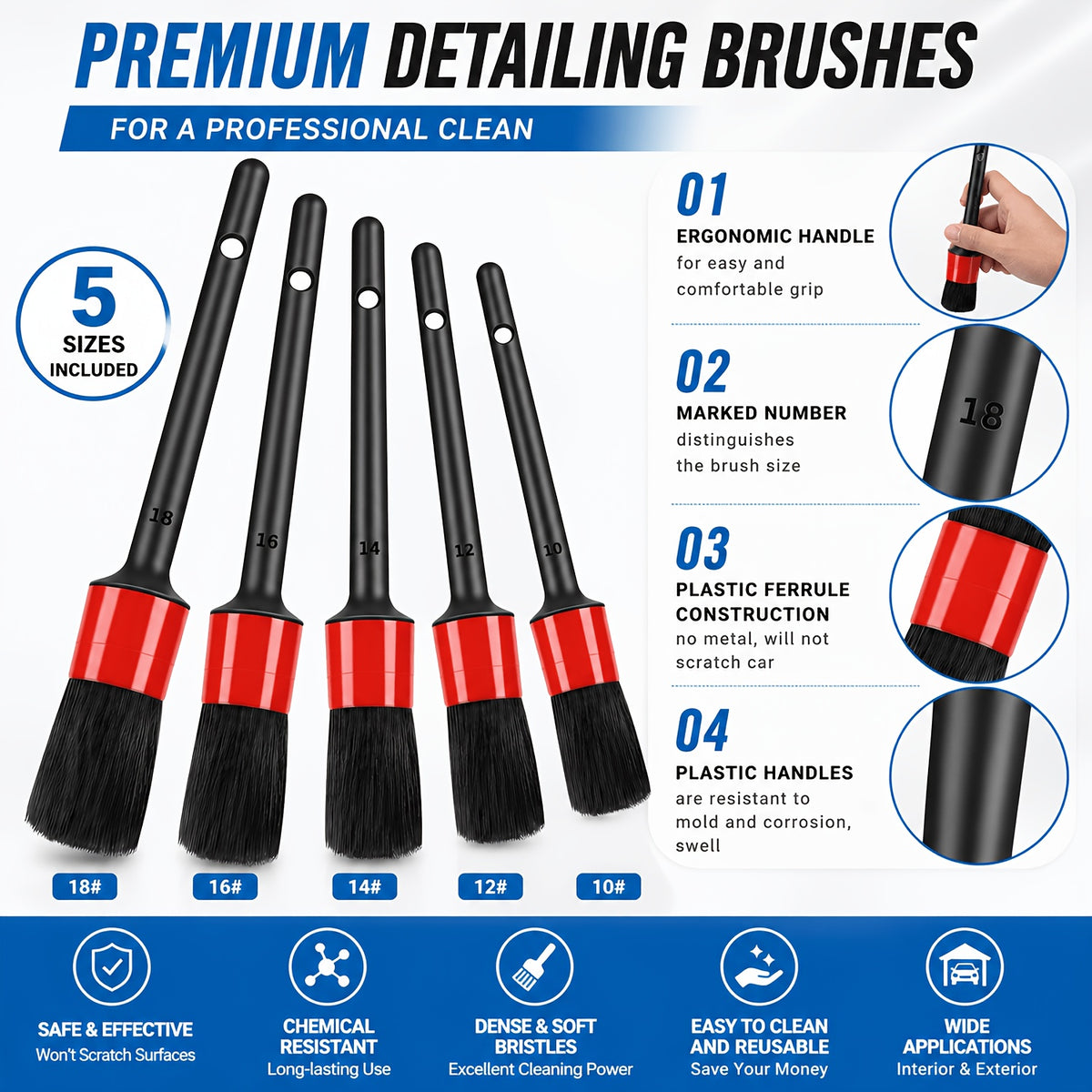 46pcs Car Cleaning And Washing Kit, Internal Detail Cleaning Kit, Equipped with High-power Handheld Vacuum Cleaner, Foldable Bucket, Windshield Tool, Snow Shovel, Tire Brush, Complete Set Of Car Care Tools, Holiday Gift for Family