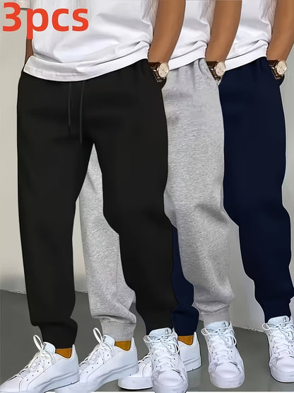 Men's Jogger Pants - Drawstring Waist With Pockets Workwear Style