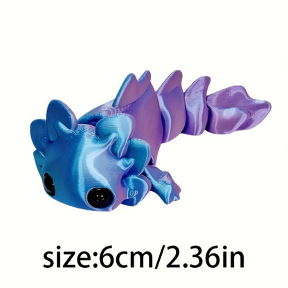 3D Printed Axolotl Figures Set 15pcs – Cute Mini Axolotl Toys for Desktop Decoration, DIY Miniature Landscape, Party Favors & Holiday Gifts | Random Color Assorted